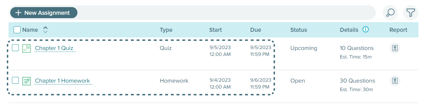 Instructors want to switch the order of quiz and homework.